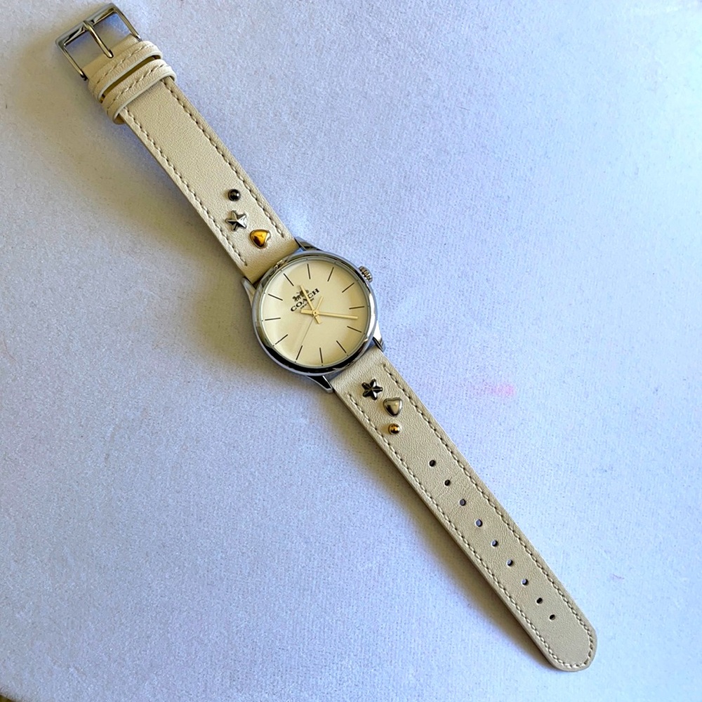 Coach Cream Watch